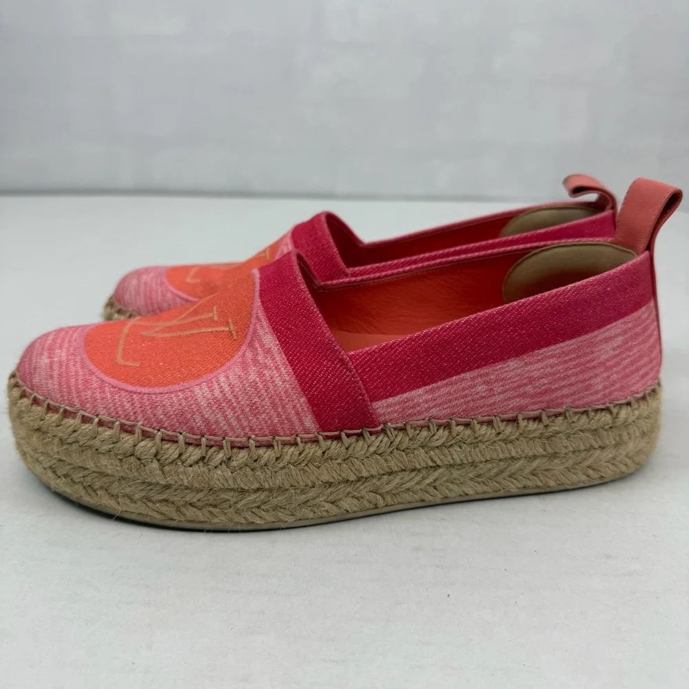 Louis Vuitton Gradient Canvas Espadrilles Pink/Coral Size‎ 35 (US 5)